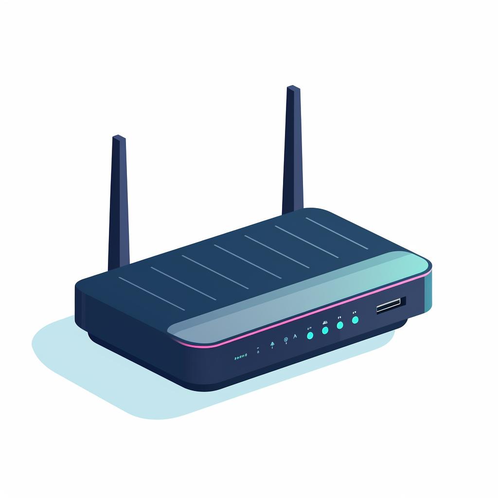 A device showing the default network name of a Netgear router