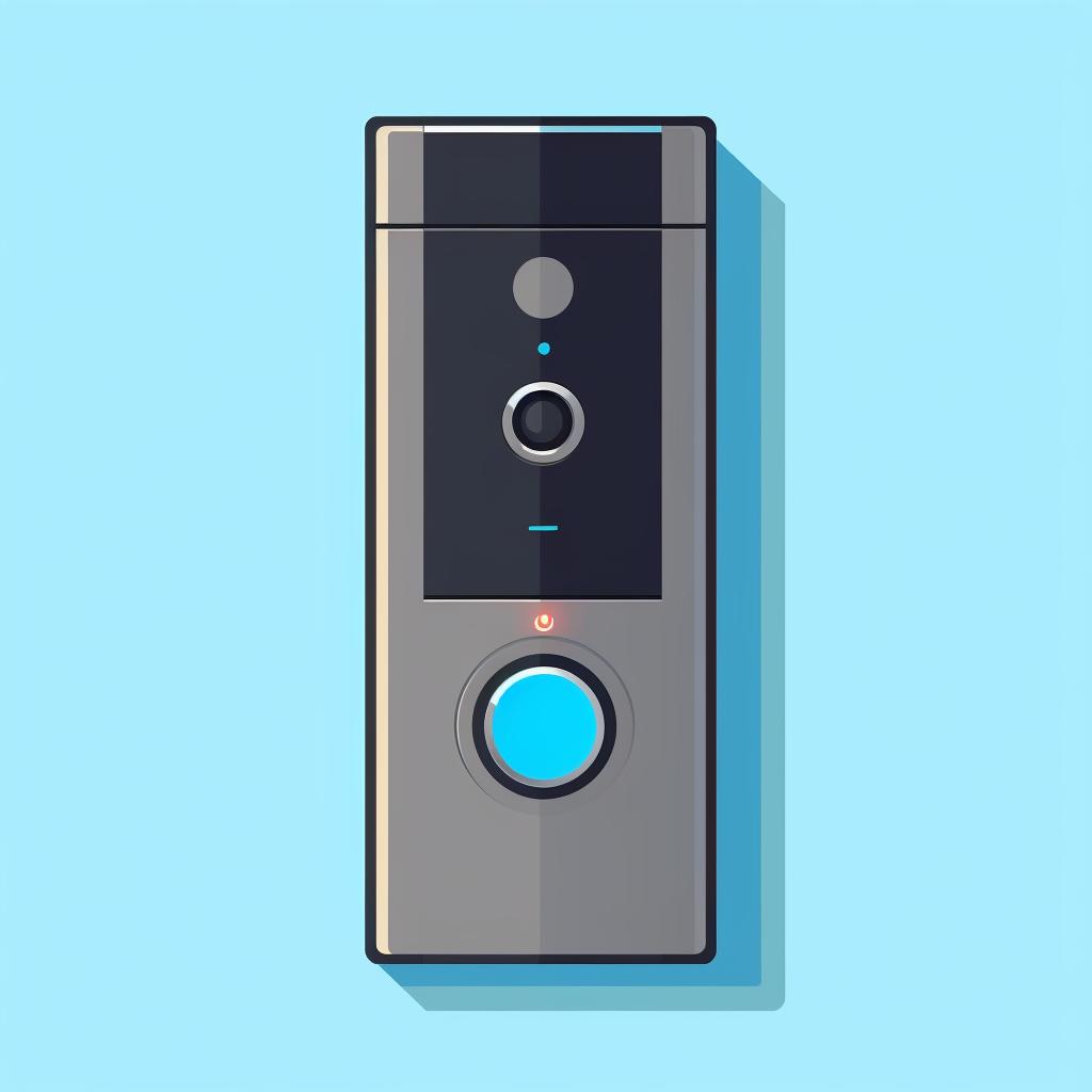 Ring Doorbell with reset button highlighted